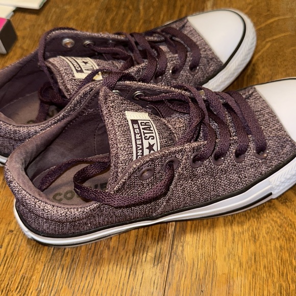 Converse Chuck Taylor Madison Purple Tweed Low Top Sneakers. Sz 7 - Picture 4 of 7